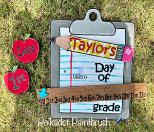 Keepsake School Years Sign