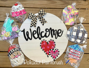 (Sale) Farmhouse Round attachment sign Bundle