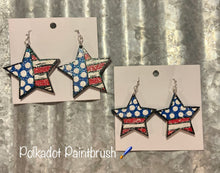 Load image into Gallery viewer, Stars &amp; Stripes Earrings
