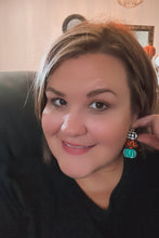 Load image into Gallery viewer, Stacked Pumpkin Earrings
