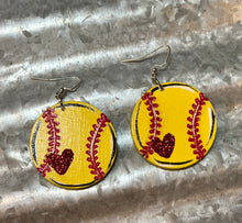 Load image into Gallery viewer, Softball Earrings
