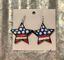 Load image into Gallery viewer, Stars &amp; Stripes Earrings
