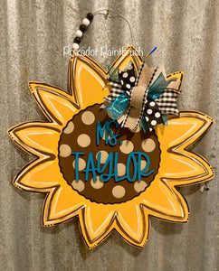 Sunflower Door hanger