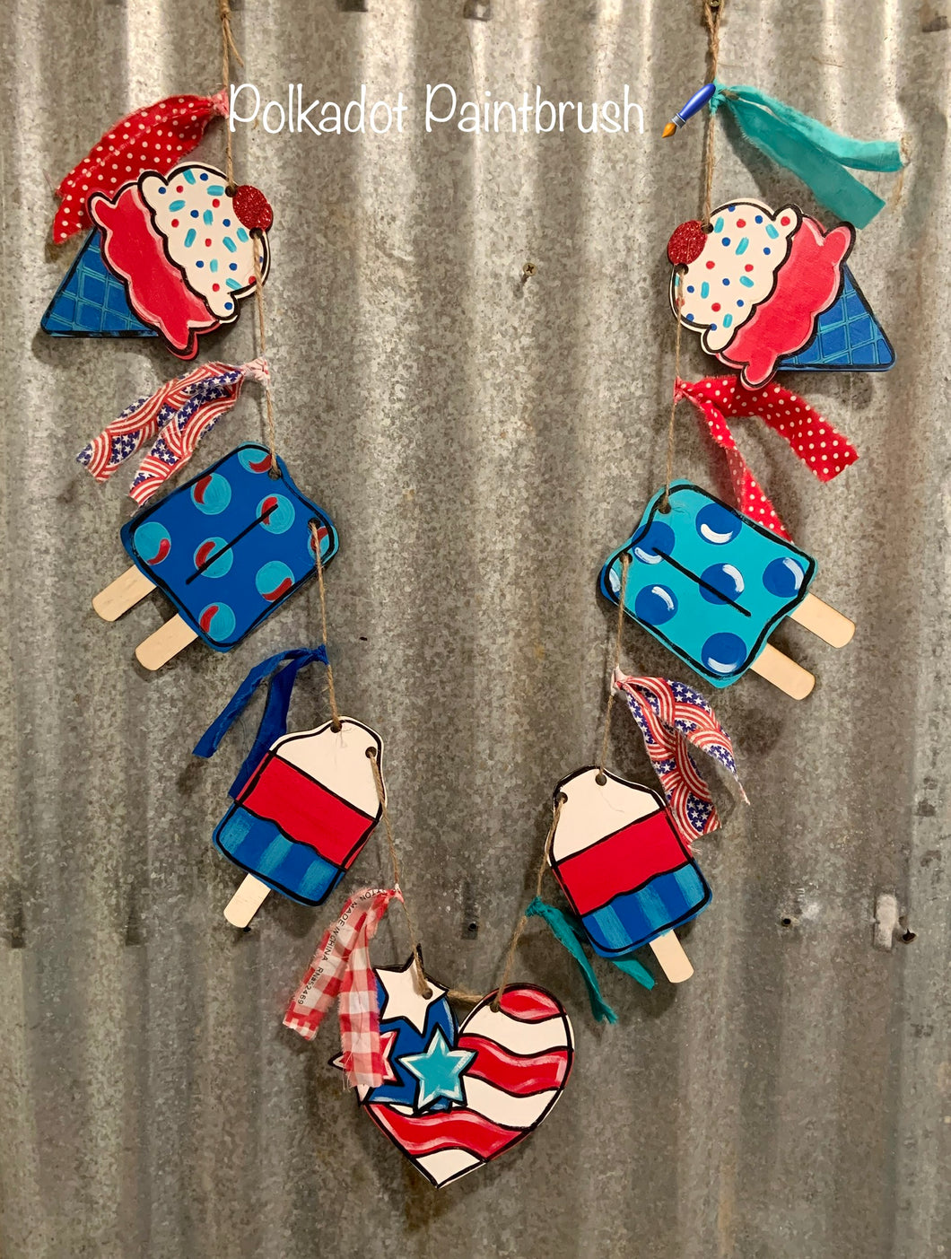 Patriotic Popsicles Banner