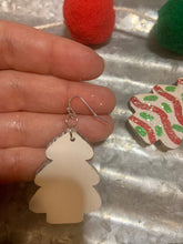 Load image into Gallery viewer, Christmas Tree Cake Earrings
