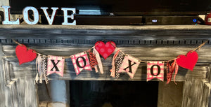 XOXO heart Banner