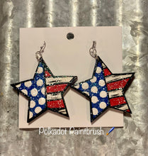 Load image into Gallery viewer, Stars &amp; Stripes Earrings
