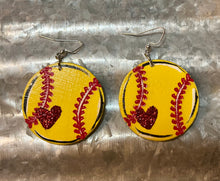 Load image into Gallery viewer, Softball Earrings
