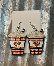 Load image into Gallery viewer, Pumpkin Spice Latte Earrings
