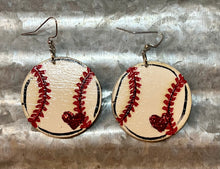 Load image into Gallery viewer, Baseball Earrings
