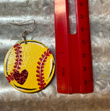 Load image into Gallery viewer, Softball Earrings
