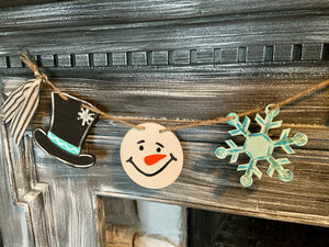 Winter Snowman Banner